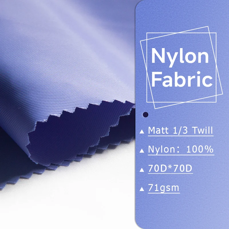 Оптовая продажа 70D 230T уличная одежда для пеших прогулок пуховик сумки Водонепроницаемая Rripstop матовая 1/3 ткань из нейлона куртки