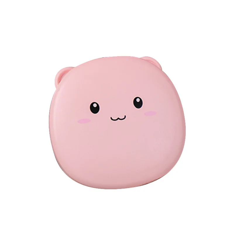 Новый зарядный грелка для рук 2 в 1 взаимный обмен данными между компьютером и периферийными устройствами Отопление мини портативный милый маленький подарок с косметическое зеркало с подсветкой для модниц