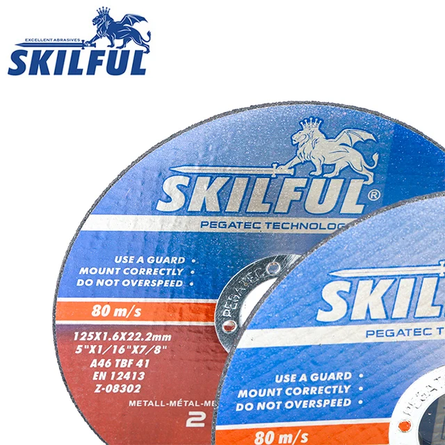 High Quality Wholesale Abrasive Tools For Skilful Series 125*1.6*22.2mm cutting Disc 5 inch for stainless steel