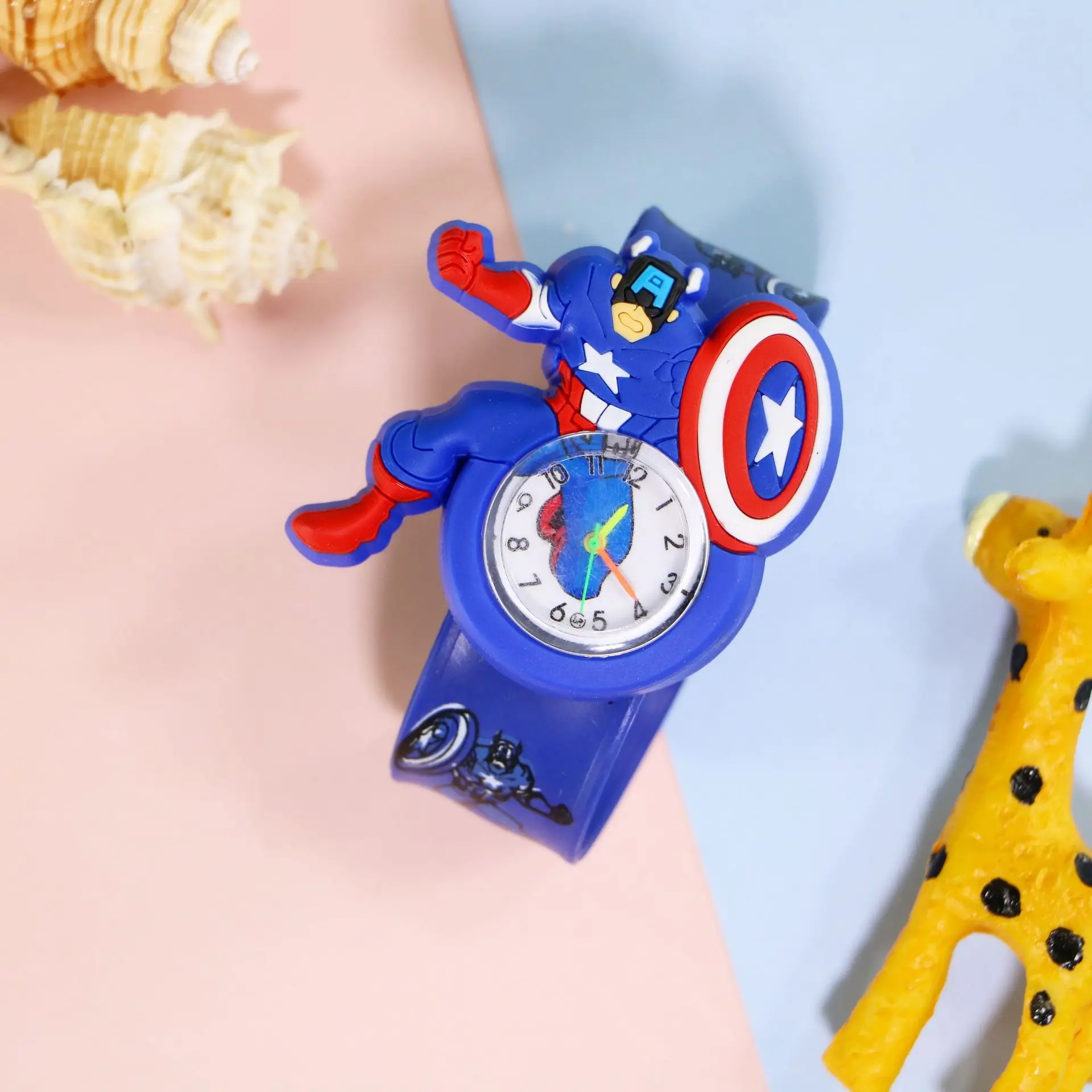 3D Cartoon Children Watch Baby Aged 1-15 Toy Kids Clap Digital Watches Boys Girls Christmas Gift Quartz Watch for Kid boys girls