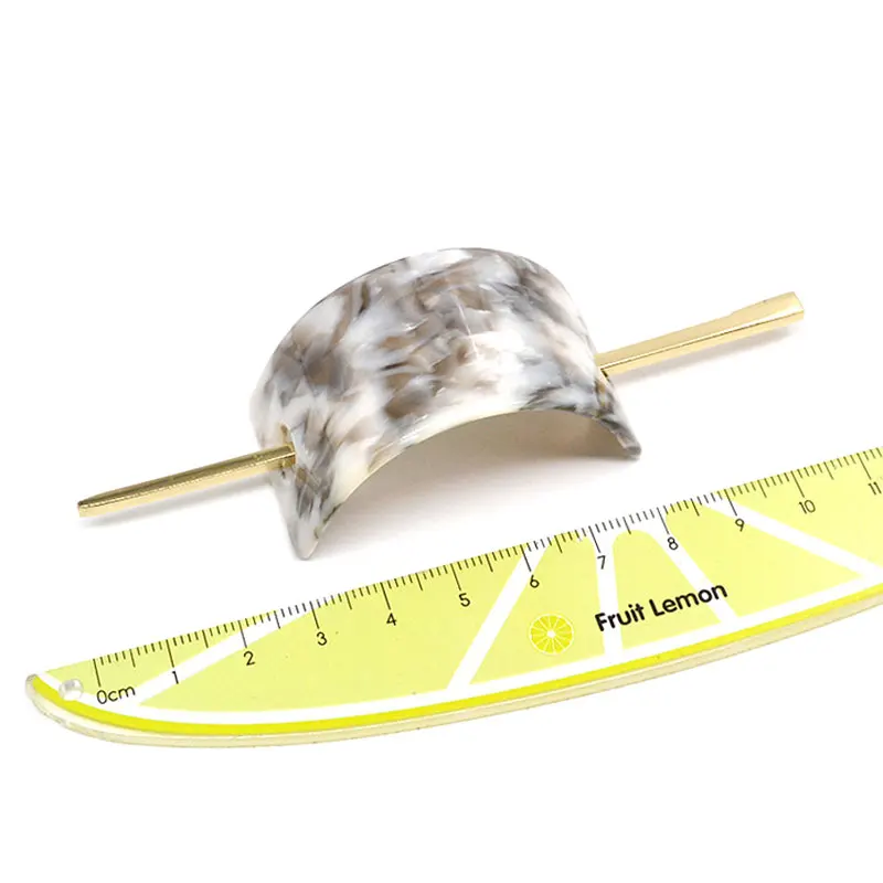 2022 trendy fashion womens hair clip hairpin barrette hair slides accessories hairsticks custom acetate hair sticks pin