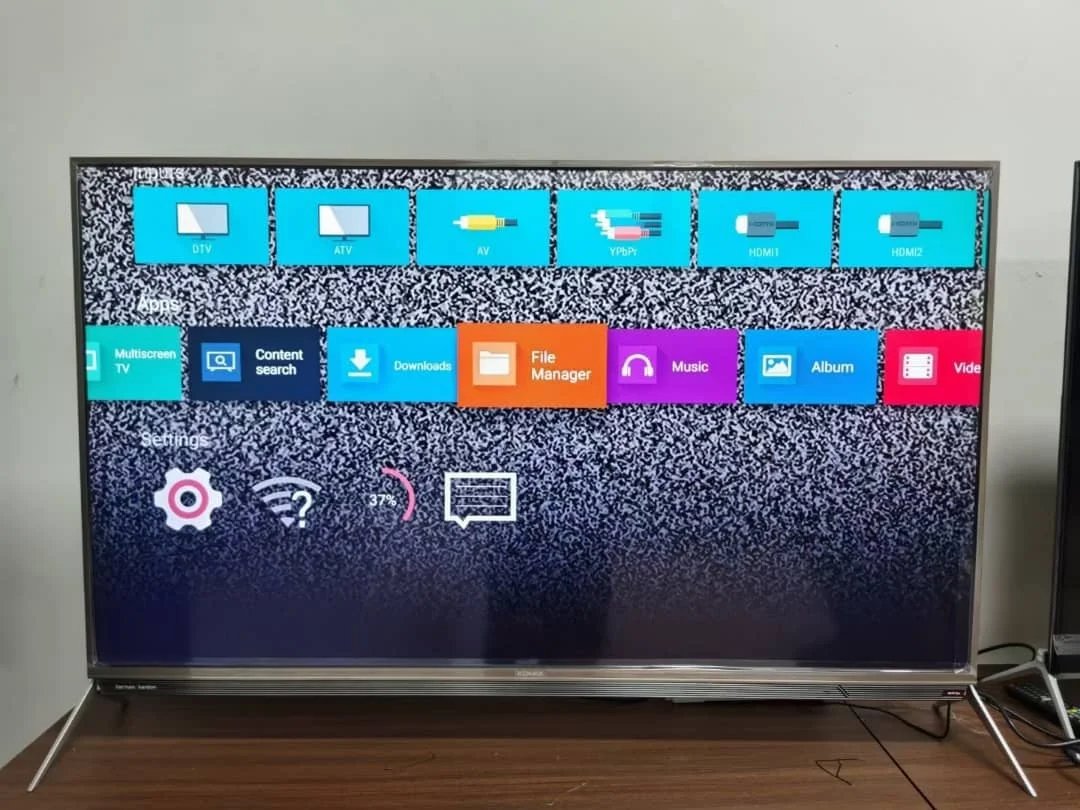 VSTI бренд 65 дюймов Smart led TV android 4K LCD полноэкранный домашний кинотеатр WIFI UHD T2