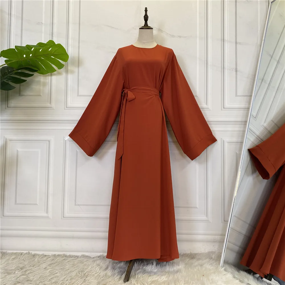 Wholesale Dubai Robe Musulman Kaftan Dress Islamic Clothing Black Turkish Maxi Abaya Women Muslim Dresses