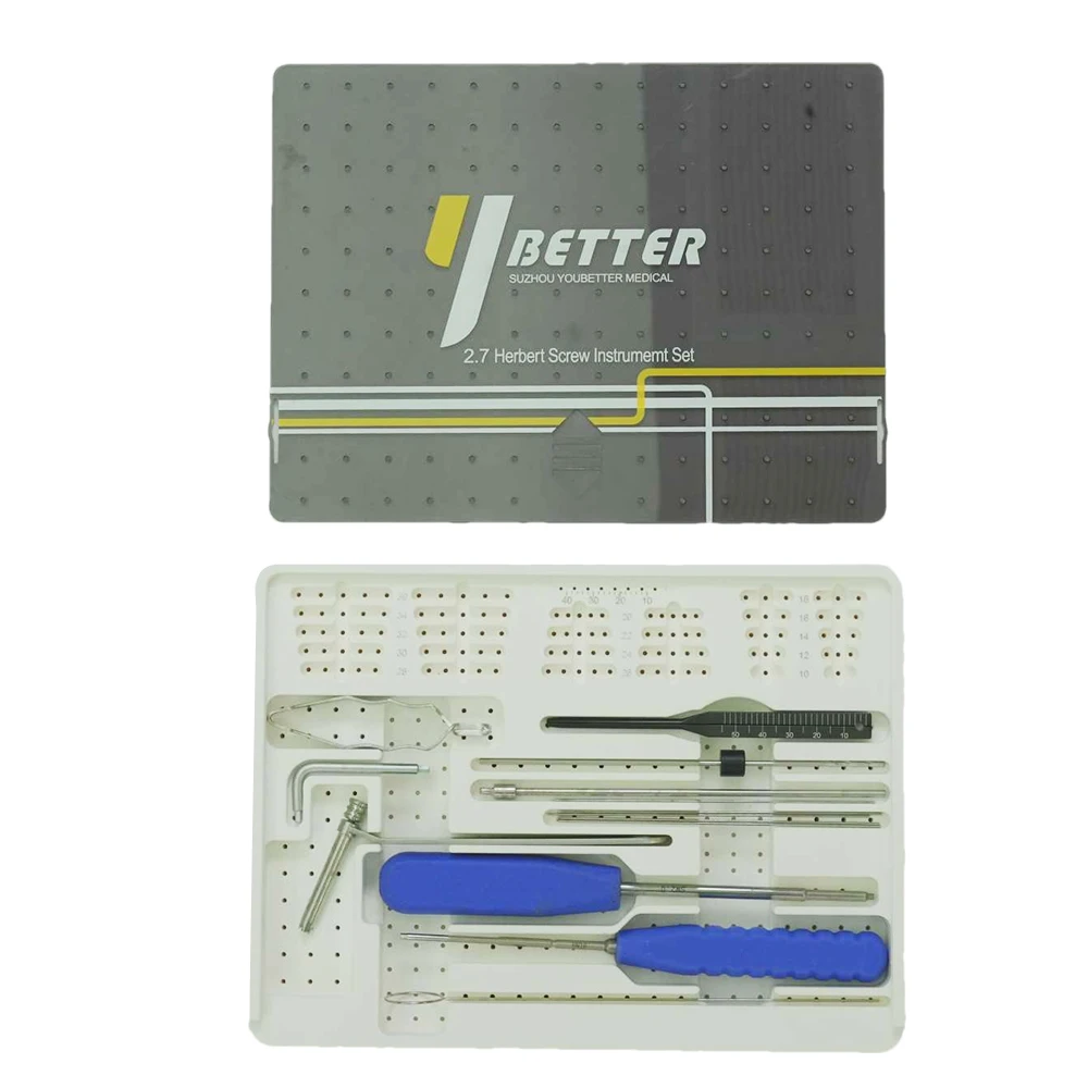 Hot Selling Stainless Steel Durable Surgical Orthopedic 4.5 Cannulated Instrument Set Implant Kit