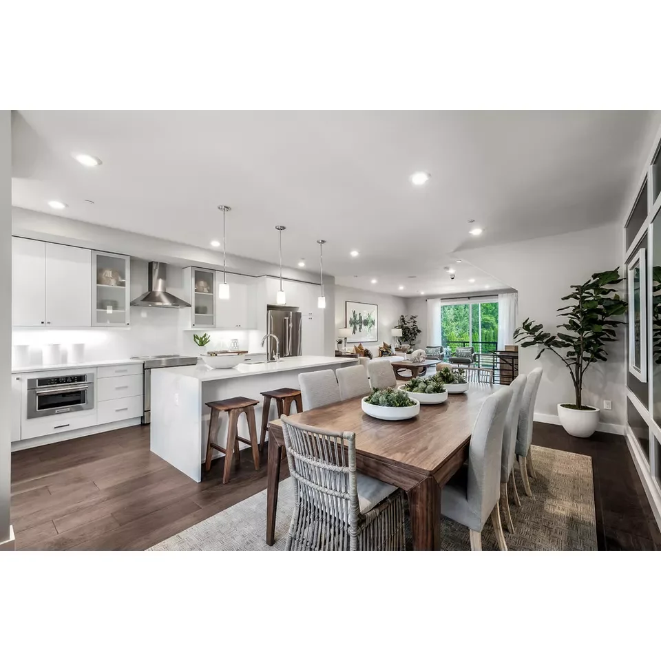 Free 3D lacquer finish white 2 pac kitchen cabinets