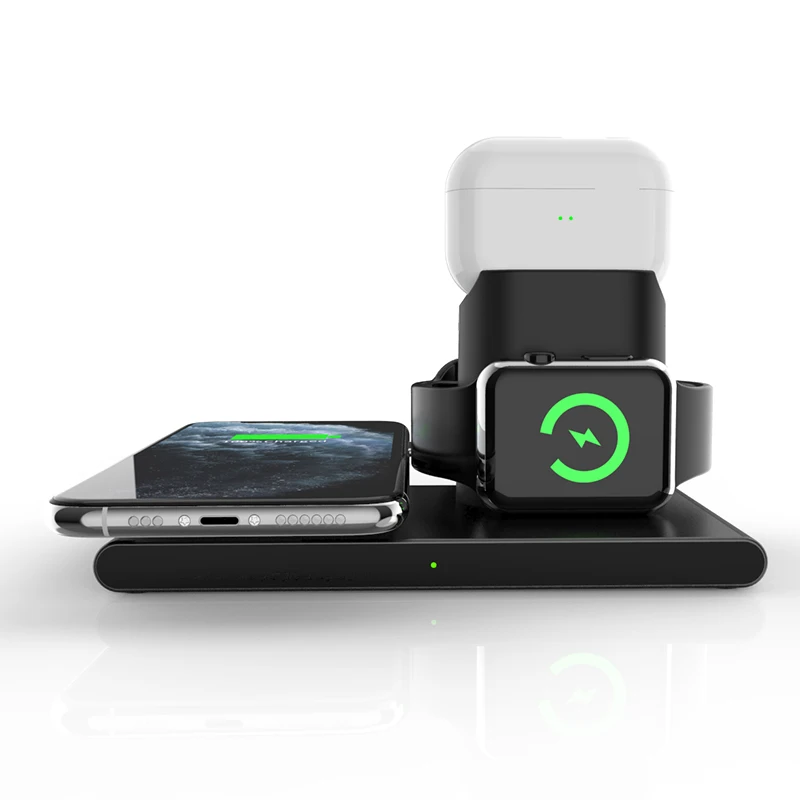 
15W 3 in 1 qi wireless power charger charging pad for mobile phones for Apple Watch / Mobile Phone / AirPods 