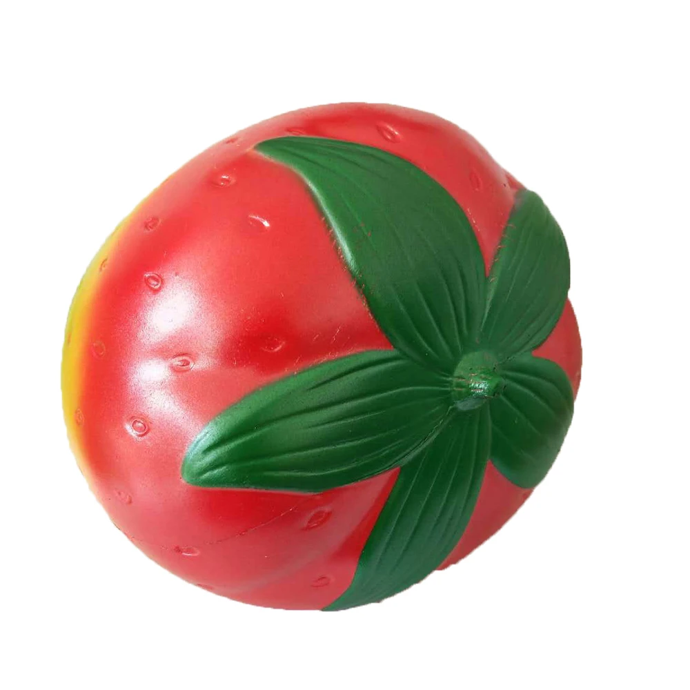 Squishies Jumbo Радужная клубника кавайные мягкие сжимаемые медленно восстанавливающие форму игрушки для снятия стресса