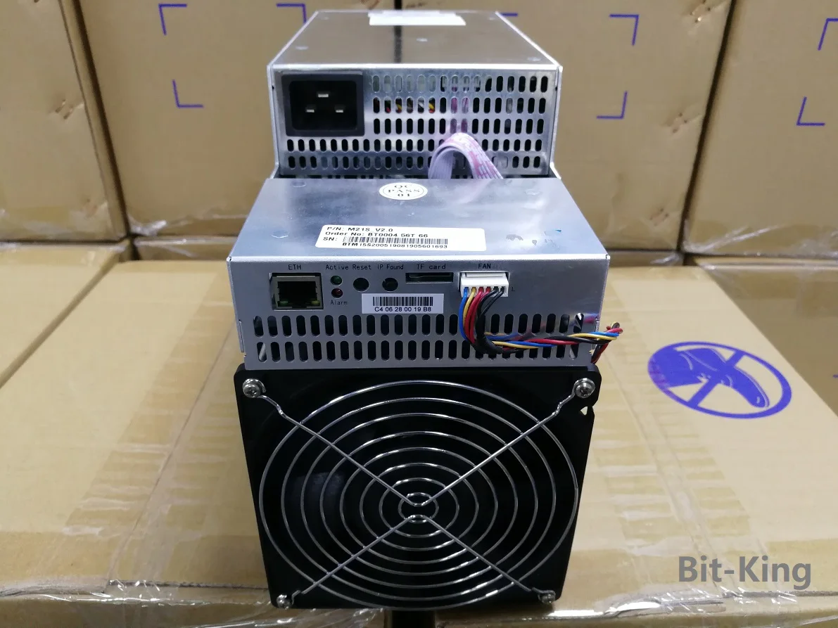 
BitKing Newest Miner MicroBT Whatsminer 58T M21S with PSU BTC miner 