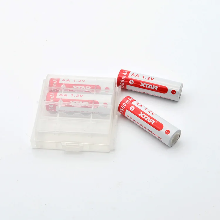 Аккумуляторы XTAR 1 2 v nimh AA 2500mAh ni mh перезаряжаемая батарея на заказ Pilha aa Pilas Recargables