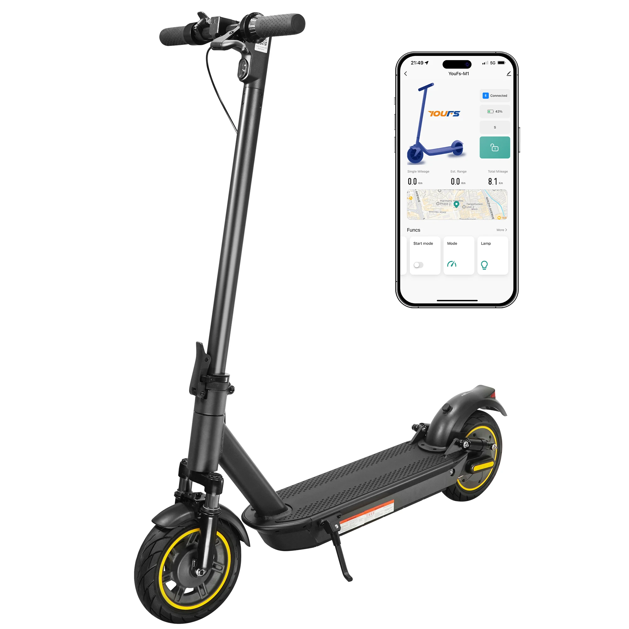 EU Warehouse 500W Fast Self Balancing Foldable 10 Inch Electric Motorcycle Scooter Powerful For Adults Electric Scooter