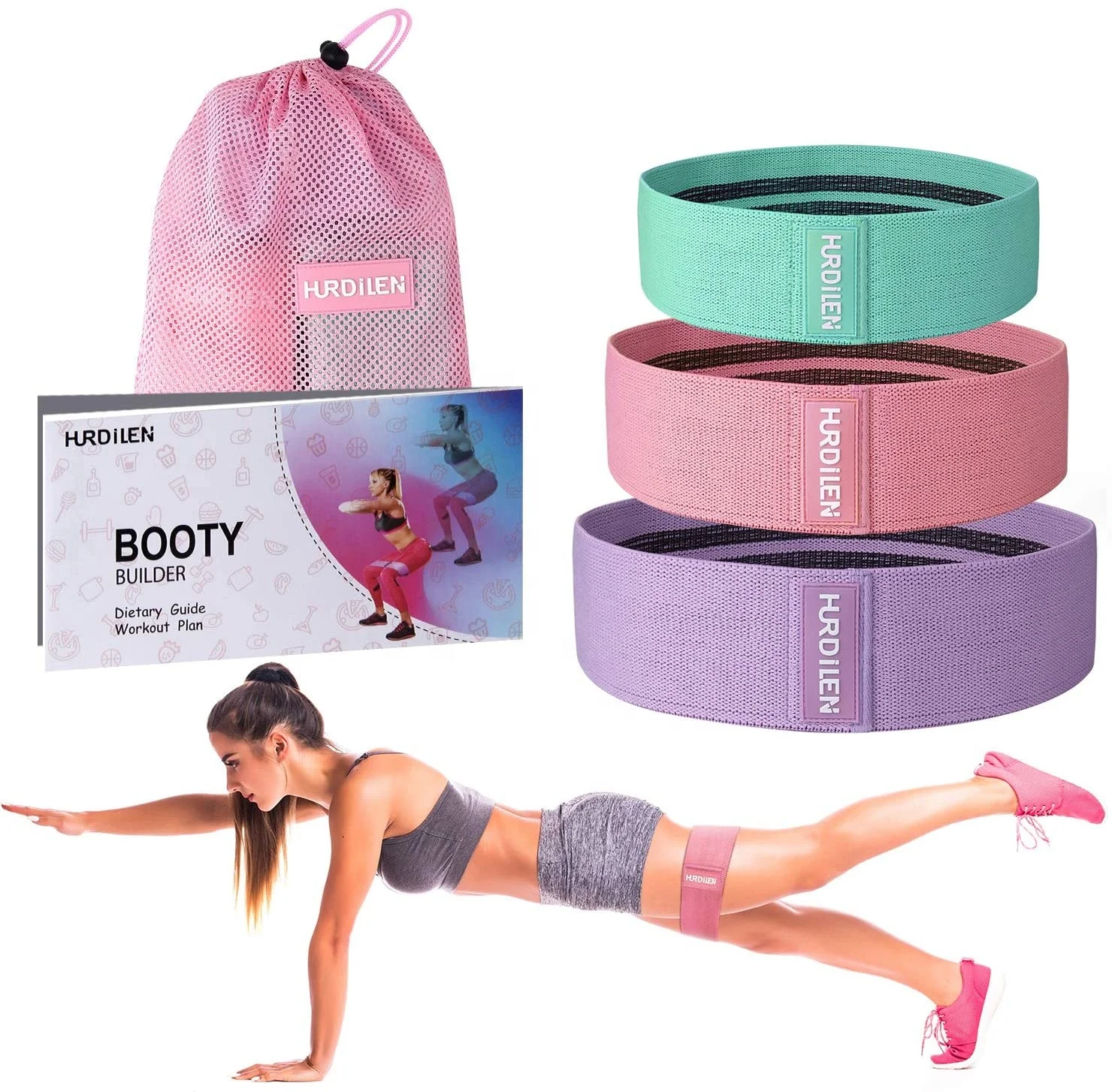 
Booty Yoga Bands Workout Resistance customized high quality Hip circle Band 