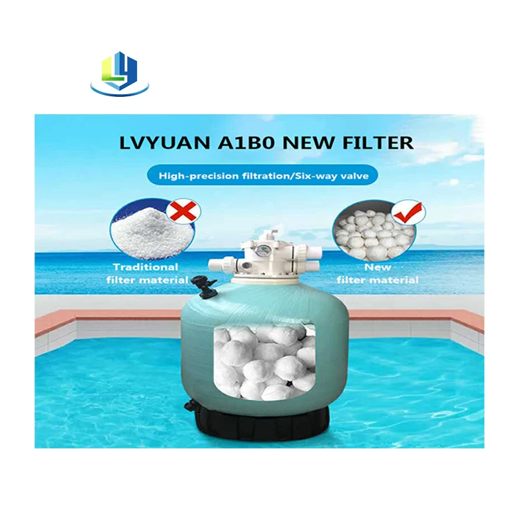 Flowclear, полисферический материал, песочный фильтр, система насоса, волокнистые фильтры для бассейна, очиститель воды