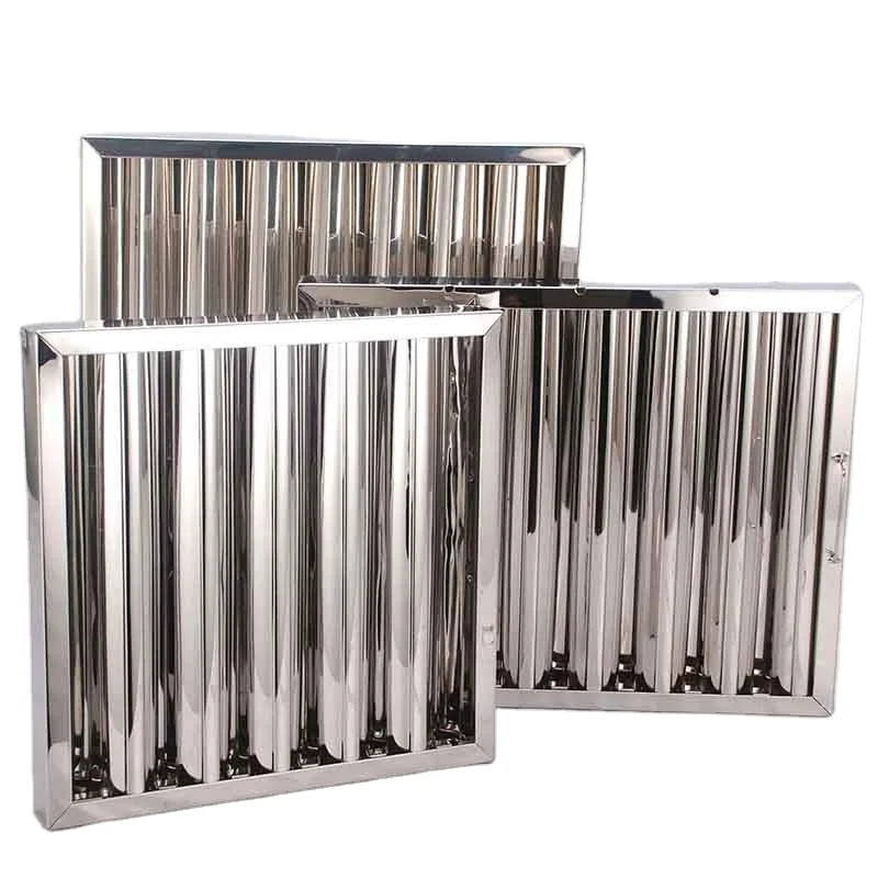 kitchen exhaust hoods stainless steel baffle grease filter