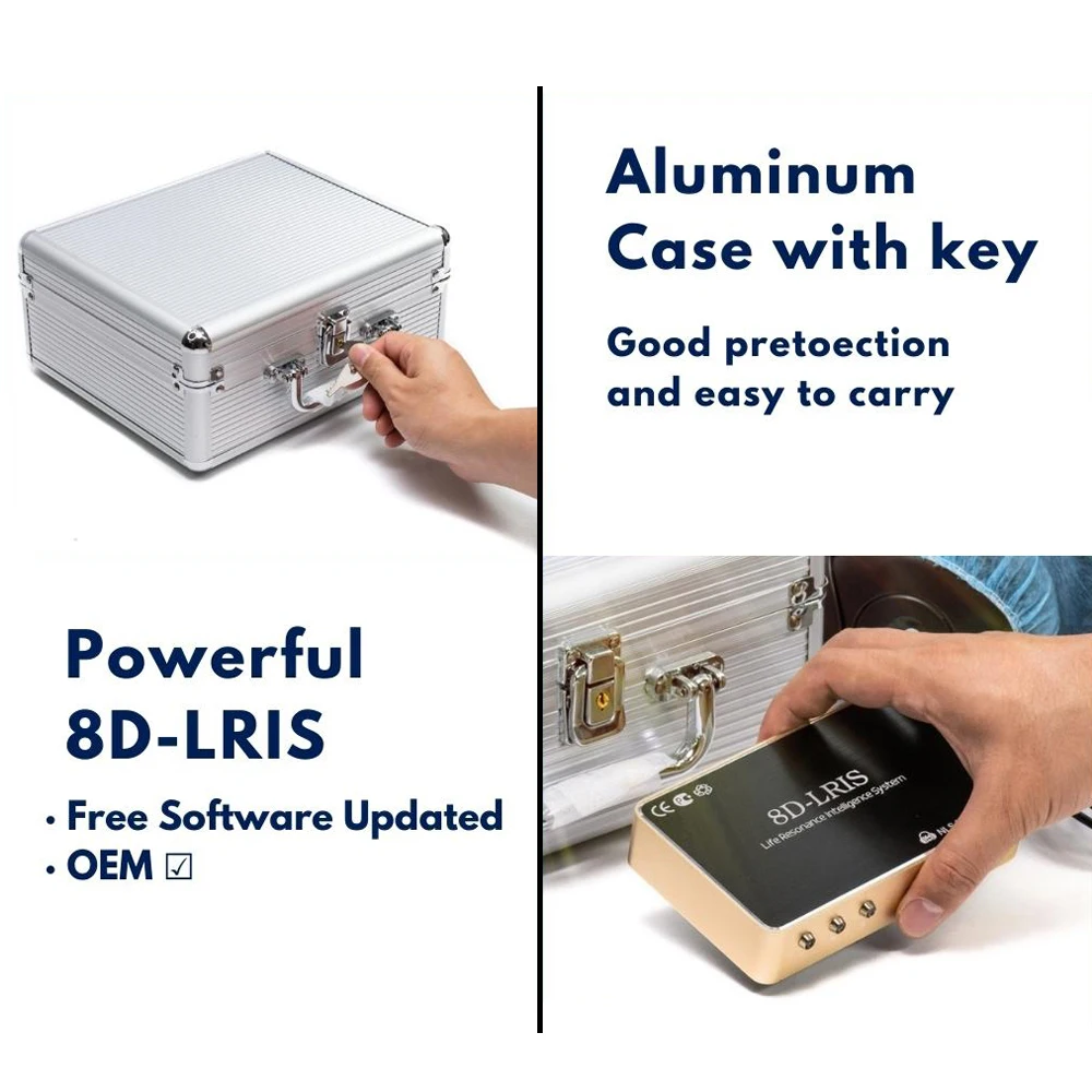 8D NLS Health Diagnostic with Physical Frequency Magnetic Therapy Equipment 2024