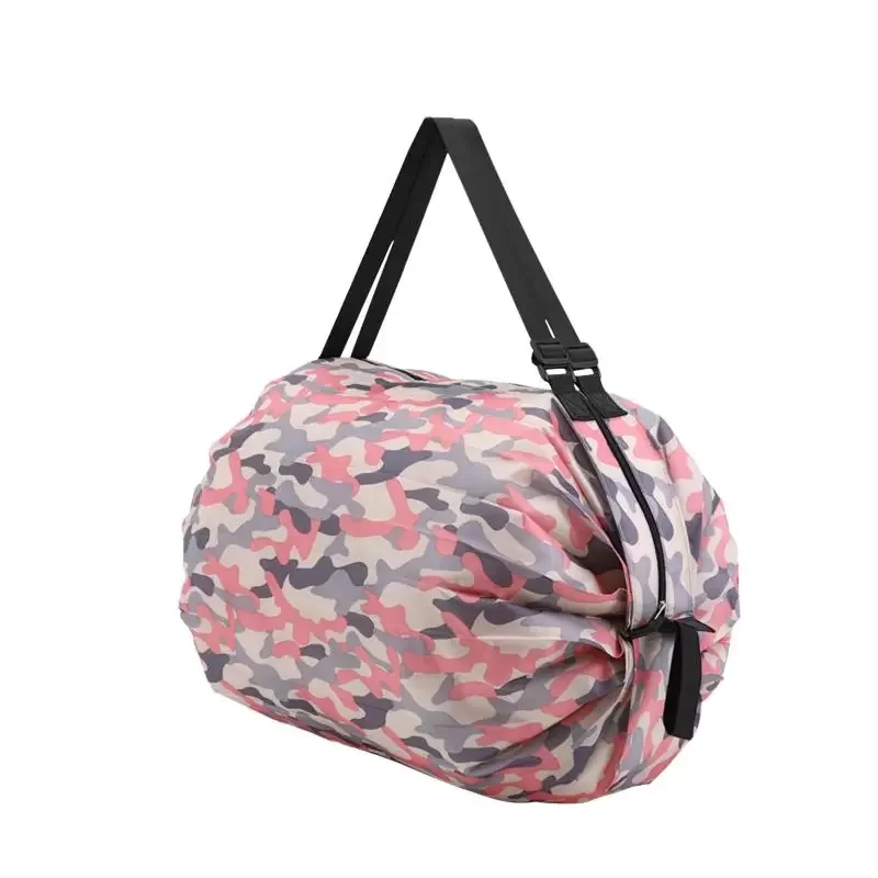 Wholesale foldable non-woven shopping bags one shoulder environmentally friendly reusable supermarkets and travel handbags