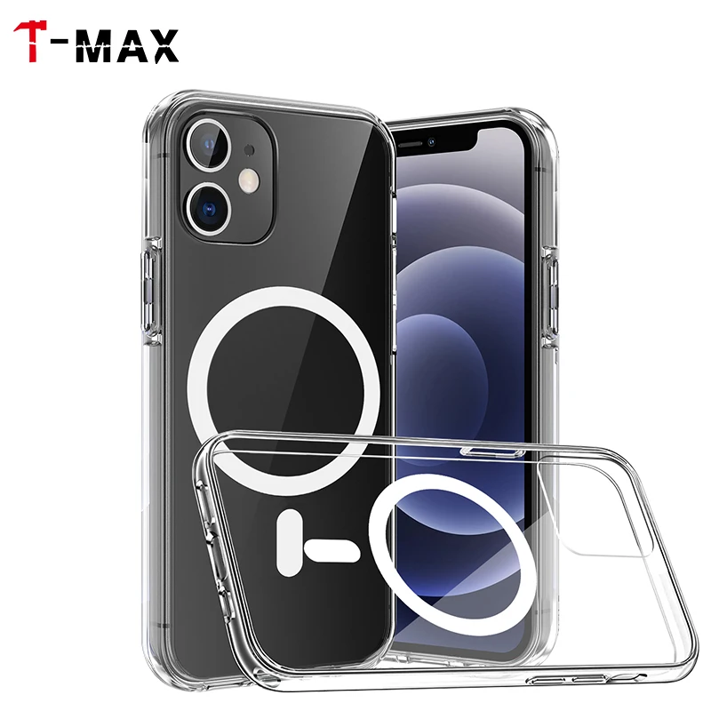 2020 Unique Hard PC Back Cover Case with Magnetic Phone Case for iPhone 12/12 Pro with Circle