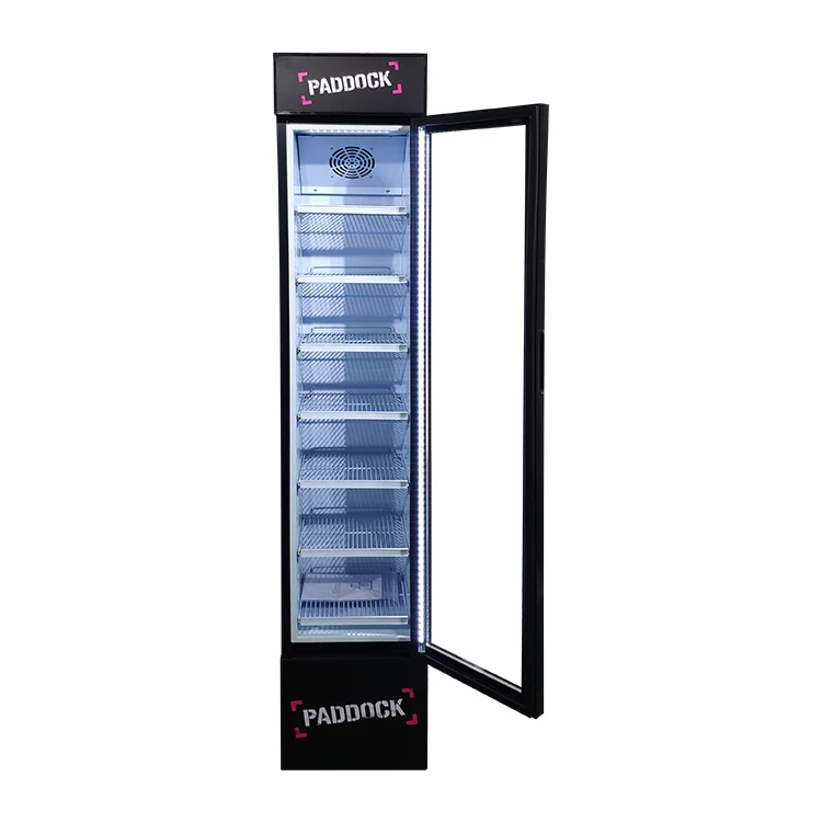 105L коммерческий вертикальный холодильник стеклянная дверь холодное пиво напитки дисплей холодильники