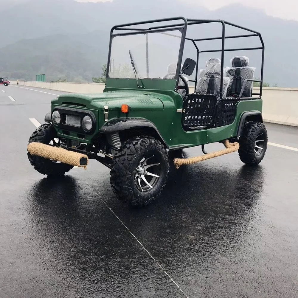 
Индивидуальные красочные бензин 320cc 4-местный мини-джип на пульте управления UTV для охоты 