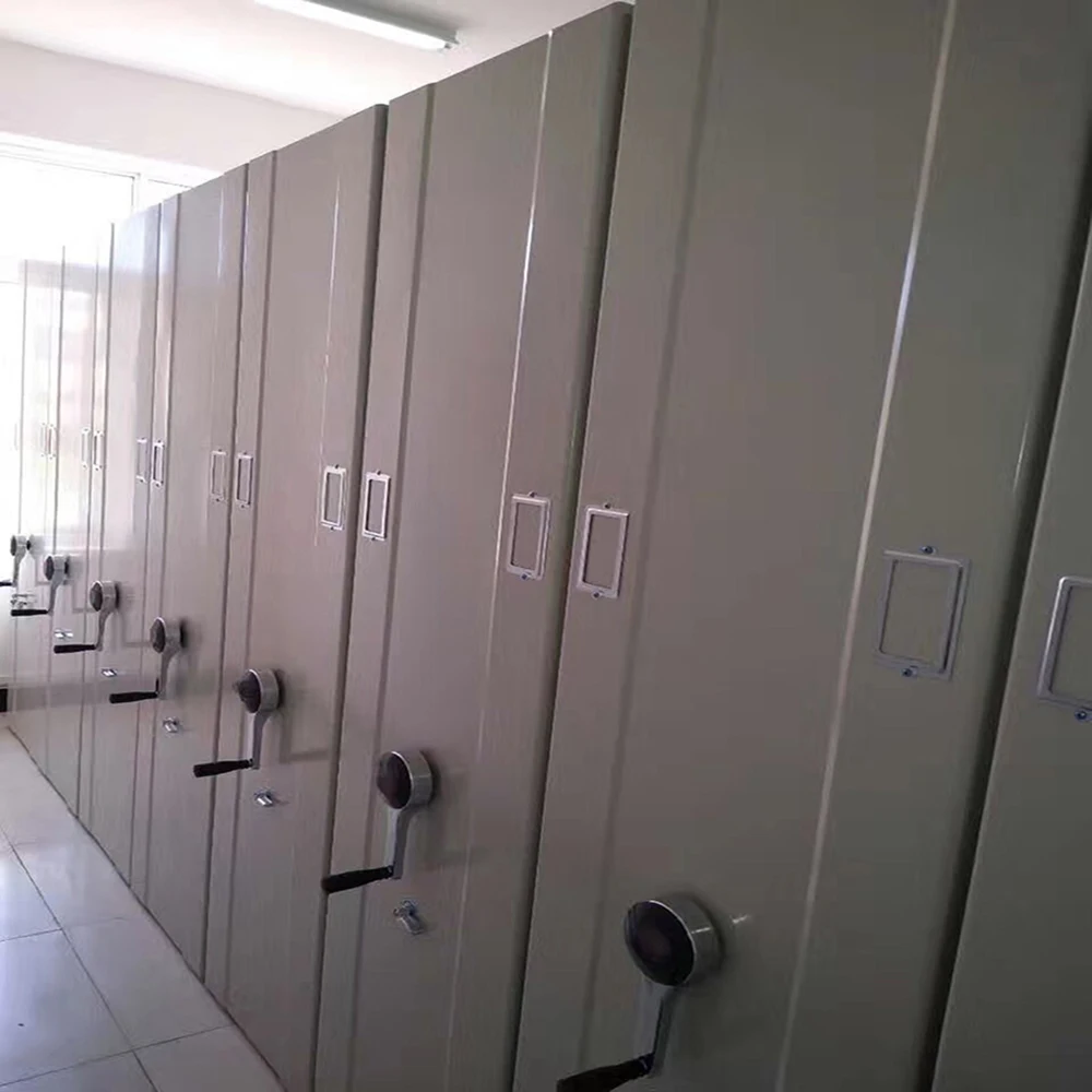 Office archive wildely used steel mobile file shelving ISO and CE passed