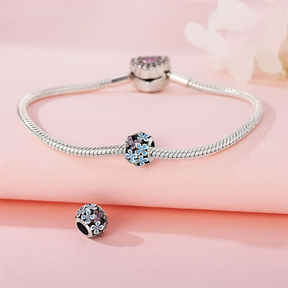 S925 Sterling Silver Butterfly Series Charm Beads DIY Jewelry Accessories Pendant Bracelet New Arrival Hot Sale Wholesale