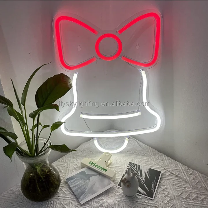 LED Moon Star Neon Light Wall Light for Bedroom, Kids Room, Living Room decoration