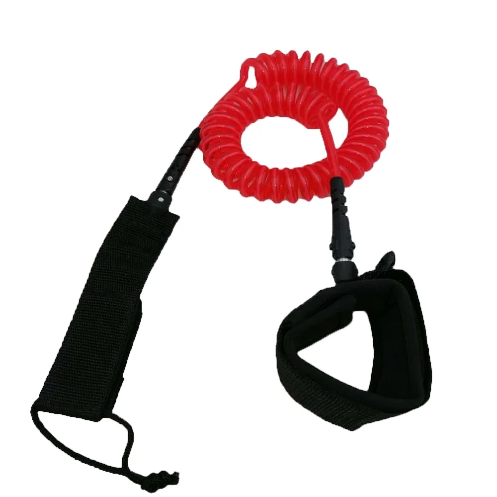 Top Quality ultra lite Leg Rope Surf Leash TPU Surfboard Leash SUP leash with Hypalon Straps