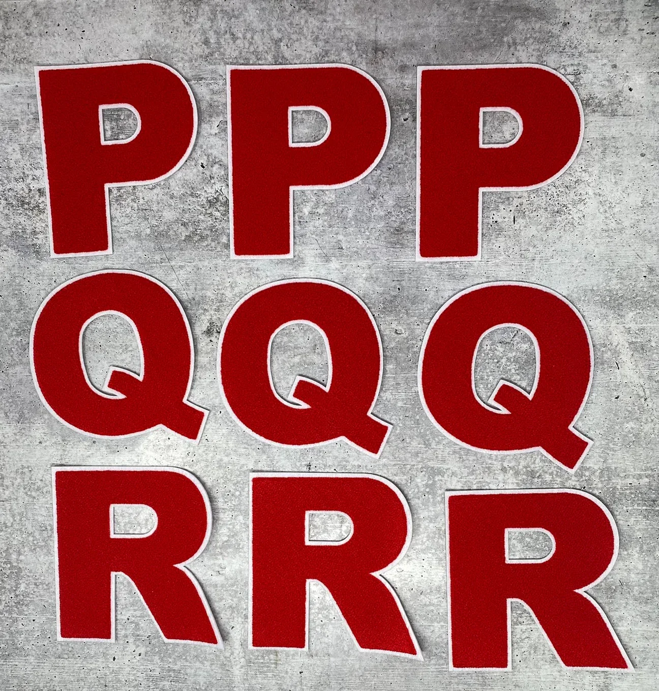 large varsity alphabet patches letter jacket patch