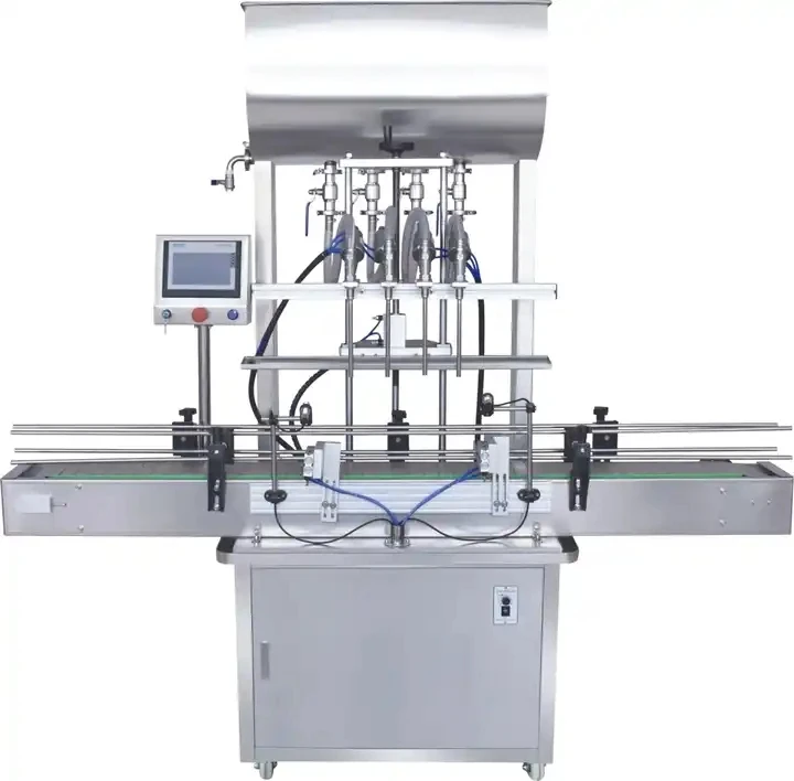 1 /4 /6 Heads Piston Pump Fruit Juice Soap Detergent Skincare Mouthwash Cosmetic Bottle Laundry Liquid Filling Machine Food