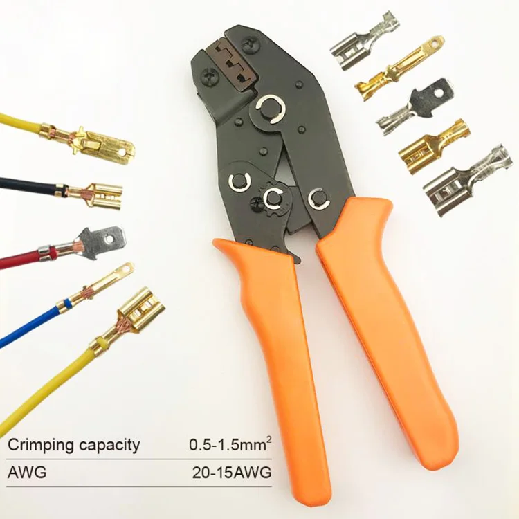 QWT 2.8 mm 6mm waterproof small electrical crimp quick disconnect connector female spade faston wire terminals car