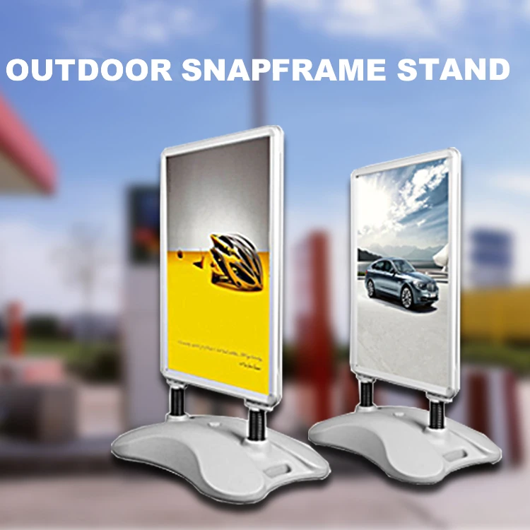 Factory prices snap frame  large format outdoor banner stand swing sign large outdoor banner aluminium frame profile