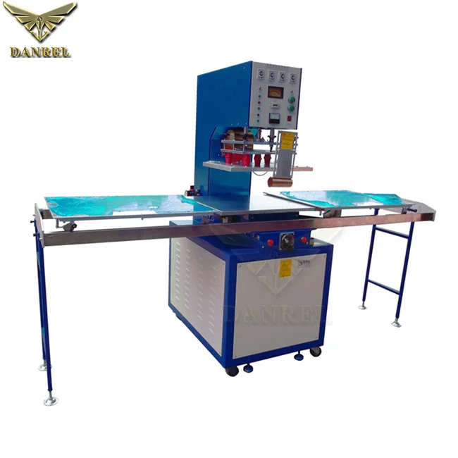 Semiautomatic 8KW Shuttle Tray Type High Frequency Welding Machine for PVC Coil Car Mats, Carpets Leather Pad DANREL DR-T8