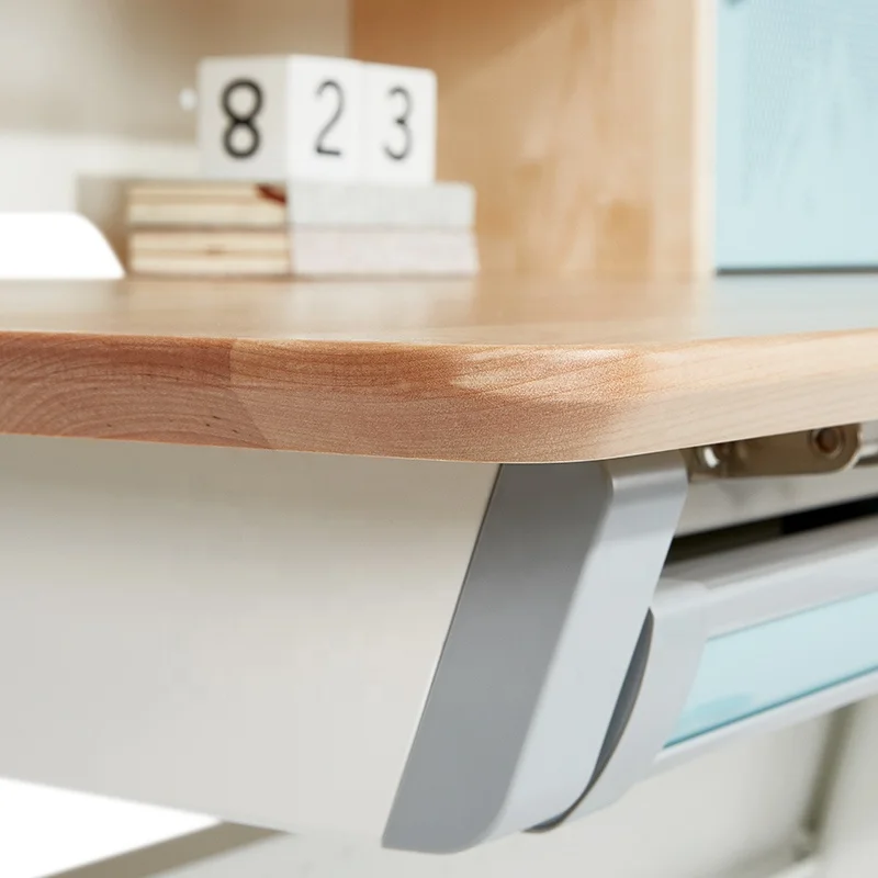 
2m2kids Environmental protection kids reading table with drawers children study table chair set 