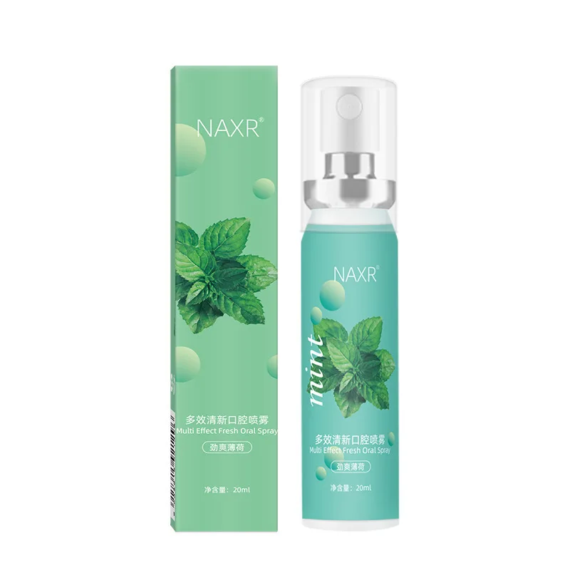New natural herbal care lasting fragrance convenient to carry improve oral odor fruit flavor breath freshener spray