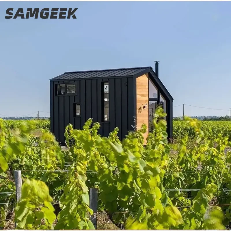 Wholesale price Tiny Home On Wheels Resort Prefabricated Wooden Trailer  Prefab Homes House