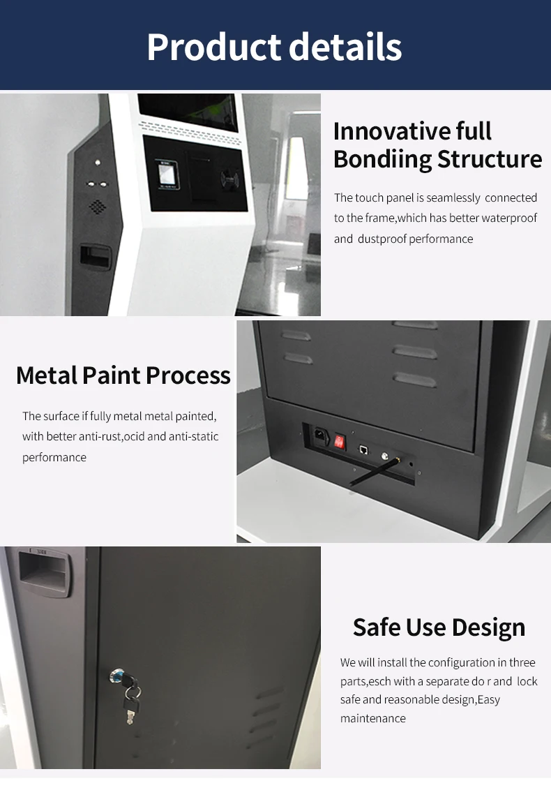 Многофункциональный автоматический киоск-киоск для самообслуживания в гостиничной промышленности все в одном киоске оплата наличных счетов