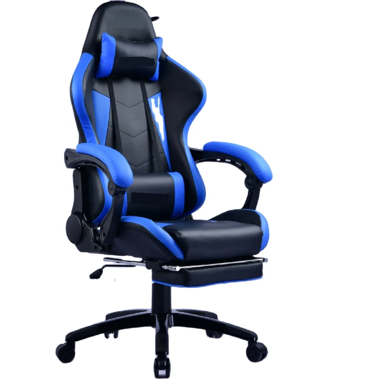 Современное игровое офисное кресло, Гоночное кресло, компьютерное кресло с подставкой для ног