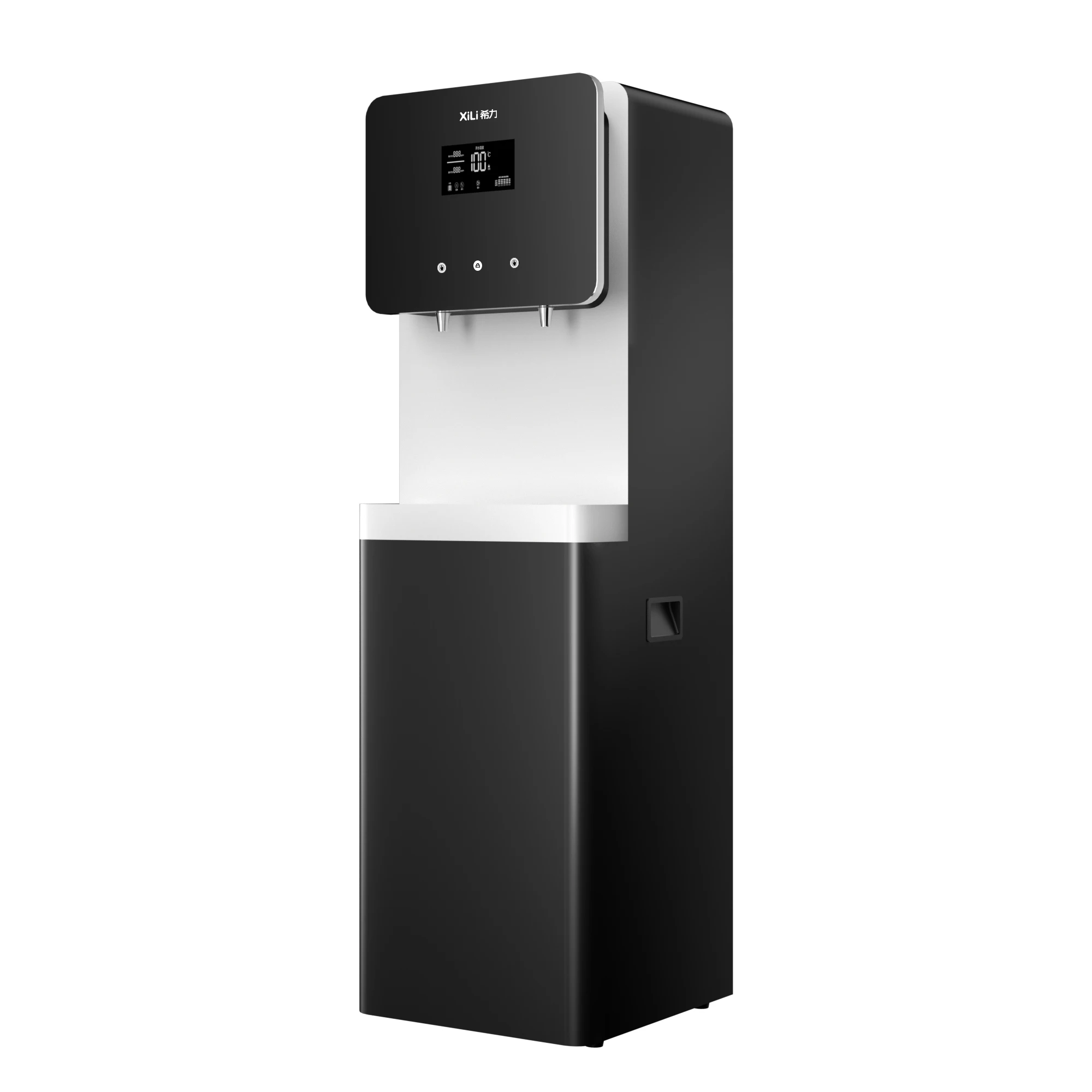 Newcommercial Stainless Canton Fair Water Purifier 5 Stage RO Chiller Water Filter System 304 Compressor Cooling Water Purifier