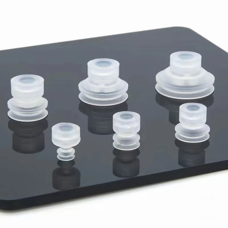SMC type Industrial Heavy Duty Strong Silicone Vacuum Rubber Suction Cup With Screw hot selling