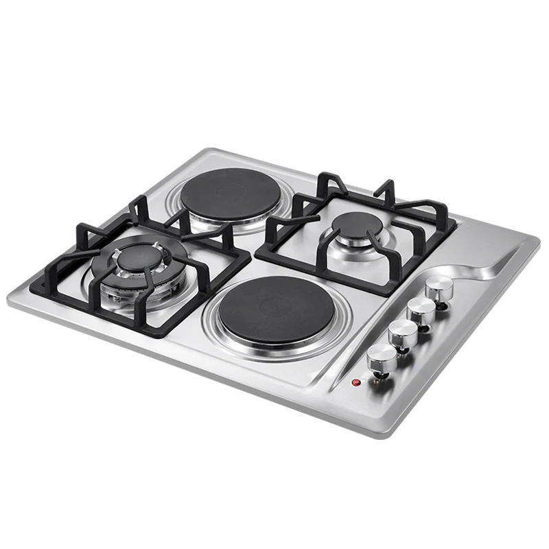 4 Burner Gas Cooktop Factory New Model Built In Electric Gas Stove With High Quality