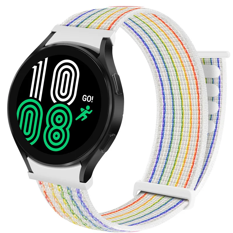 Sport Nylon loop Bracelet For Samsung Galaxy Watch 4 Classic 42/46mm Magnetic Loop Strap Samsung Galaxy Watch 4 44/40mm