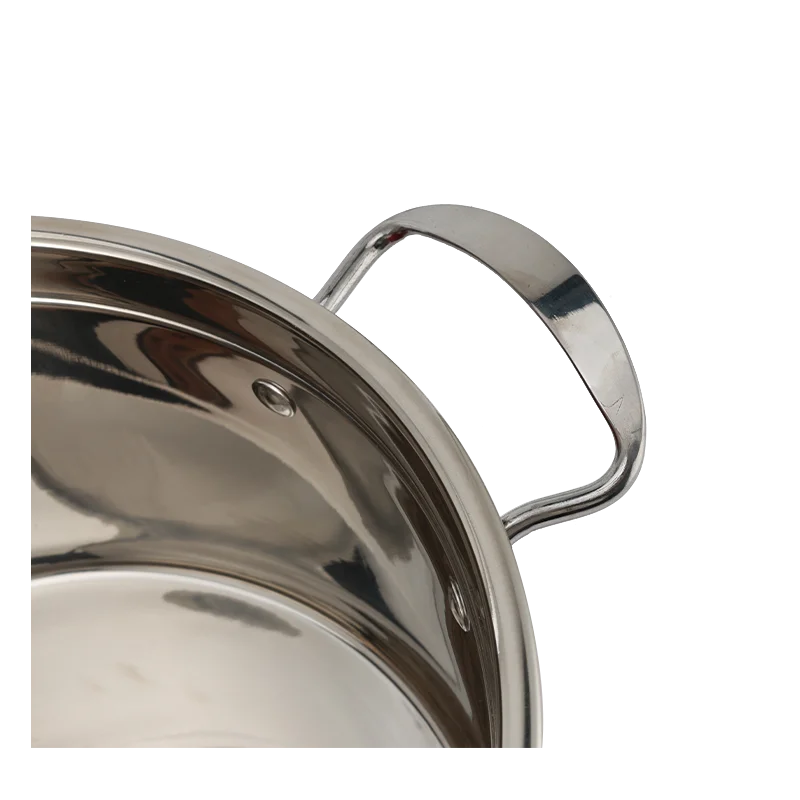High Quality Custom Logo Restaurant Kitchen Soup Pot Heat-Resistant Stainless Steel Non Stick Soup Pot