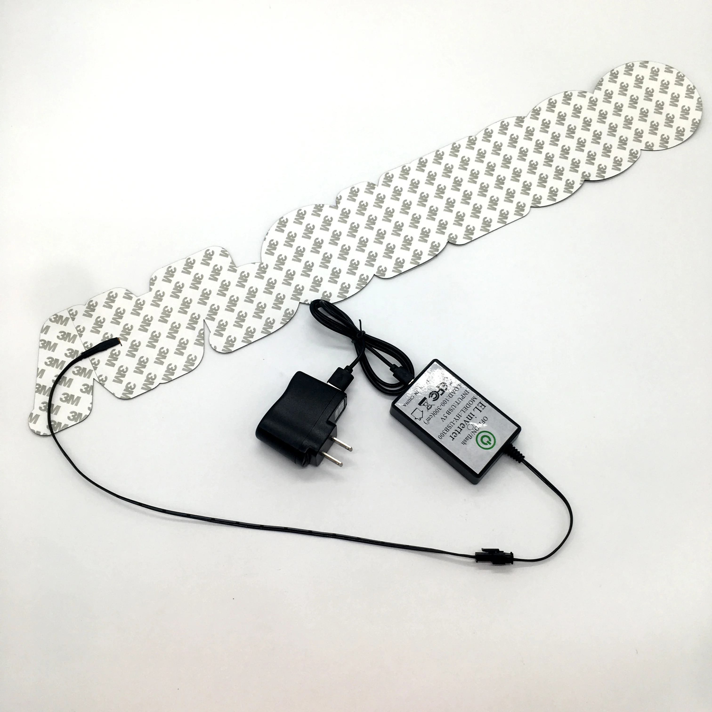  Гибкие светящиеся буквы с подсветкой 60X9 см USB-инвертором