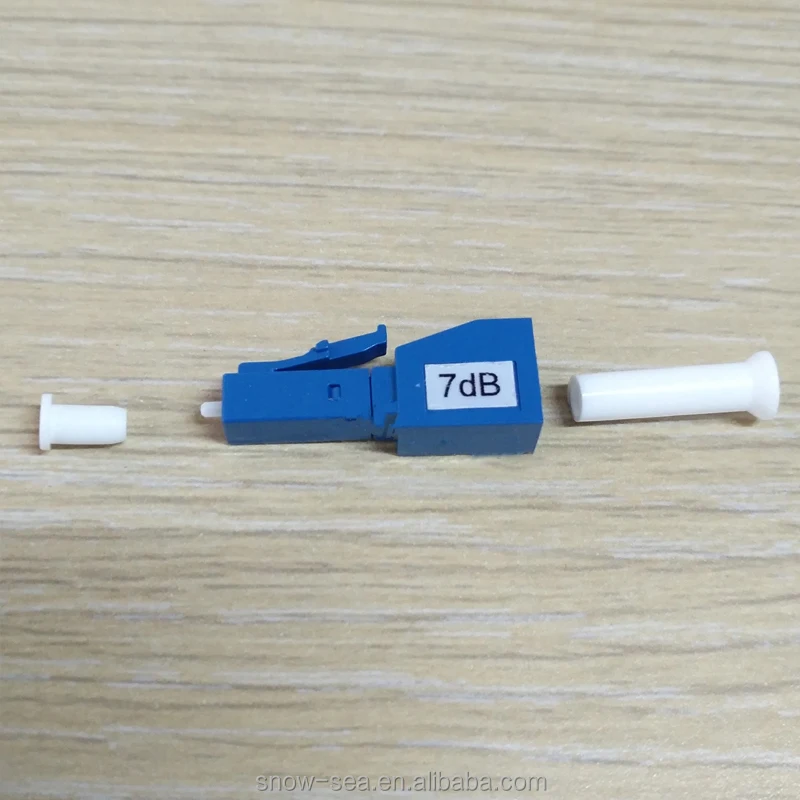 1/2/3/5/7/10/12/15/20dB Fixed Value LC Female to Male Hybrid Fiber Optic Attenuator