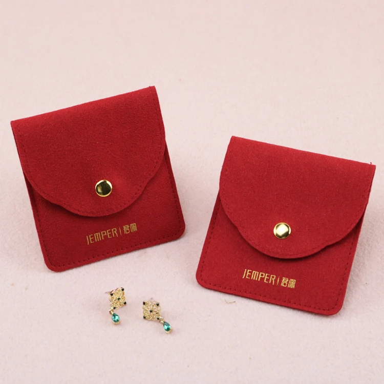 2023 модный упаковочный мешочек для ювелирных изделий на заказ, замшевый мешочек для ювелирных изделий с внутренним слоем для сережек