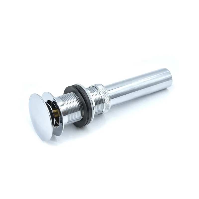 Фитинги для туалета, хромированный Слив для раковины с длинной трубой