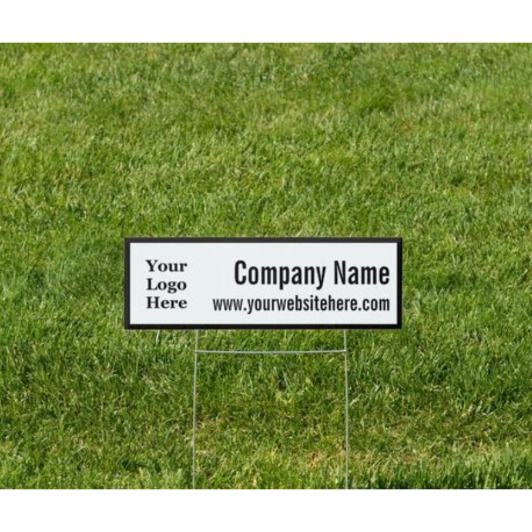 Factory hot sale poly bag sign board for birthday yard plastic sign board fluted yard sheets pvc foam board