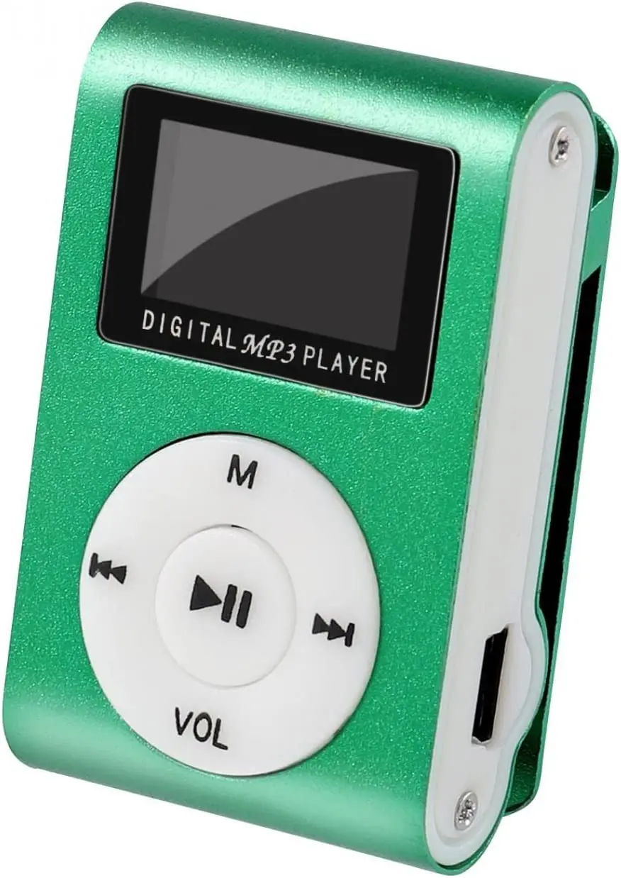 Music player mini portable metal MP3 LCD display with 8GB TF card Factory wholesale