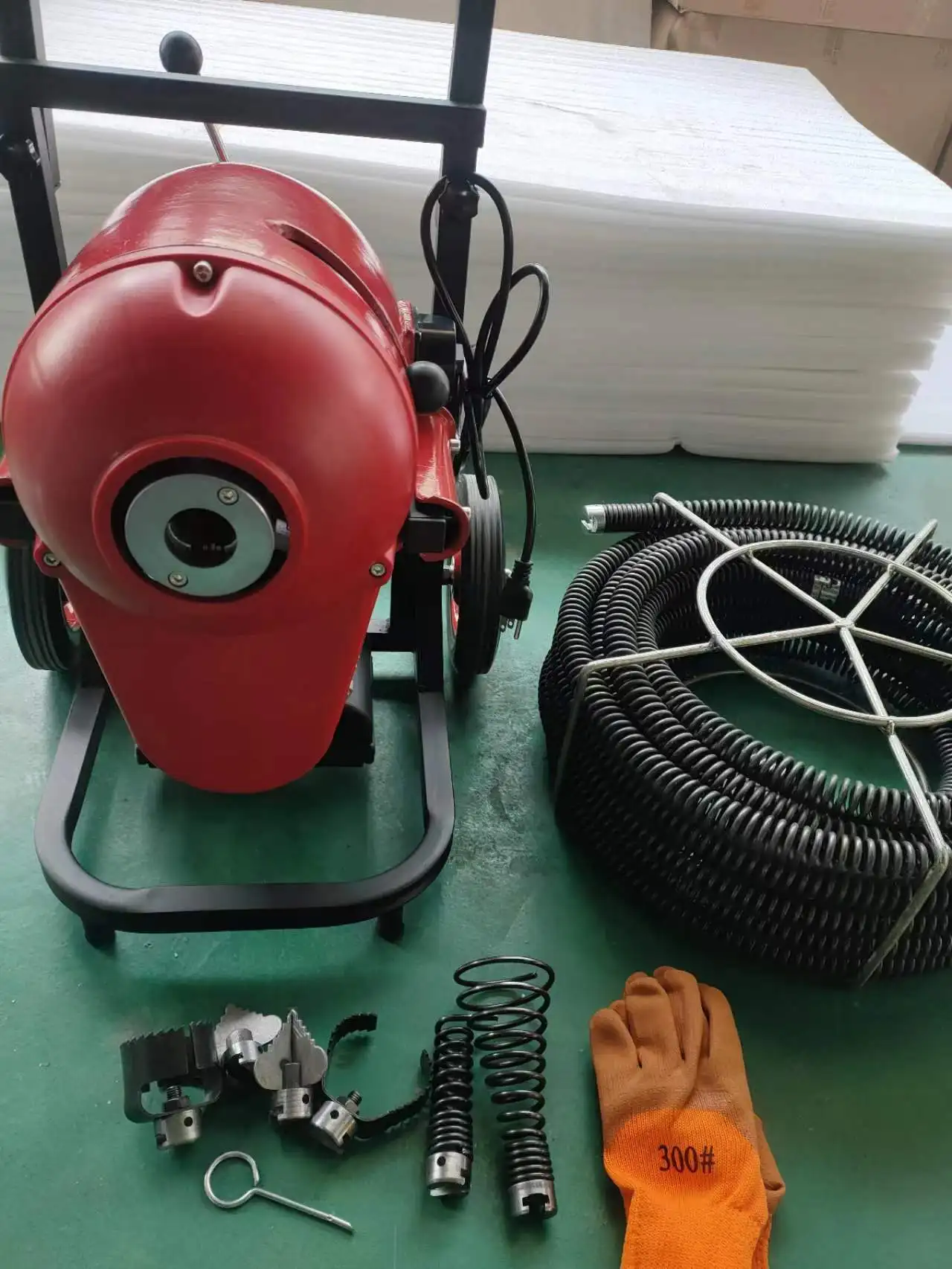 30MM Drain Pipe Cleaning Machine Multifunctional Portable Electric Tube Sewer Cleaning Drain Cleaner Machine