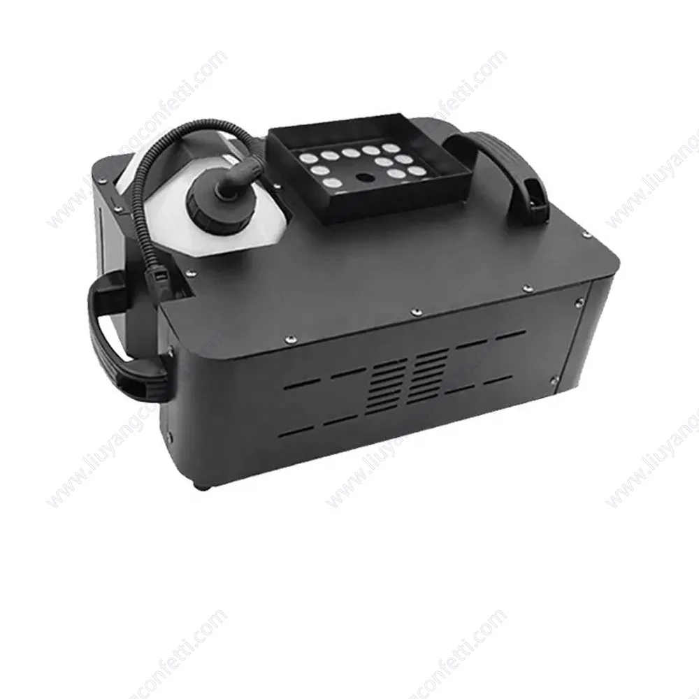 Rgb Lighting Air Column Effect Fog Machine With Remote & Dmx 512 1500w Smoke Machine