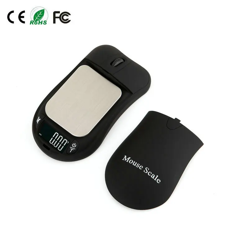 Professional Battery Powered Jewelry Scale Mini Mouse 500g/0.01g Accuracy Electronic Digital Pocket Gold Jewelry Scale